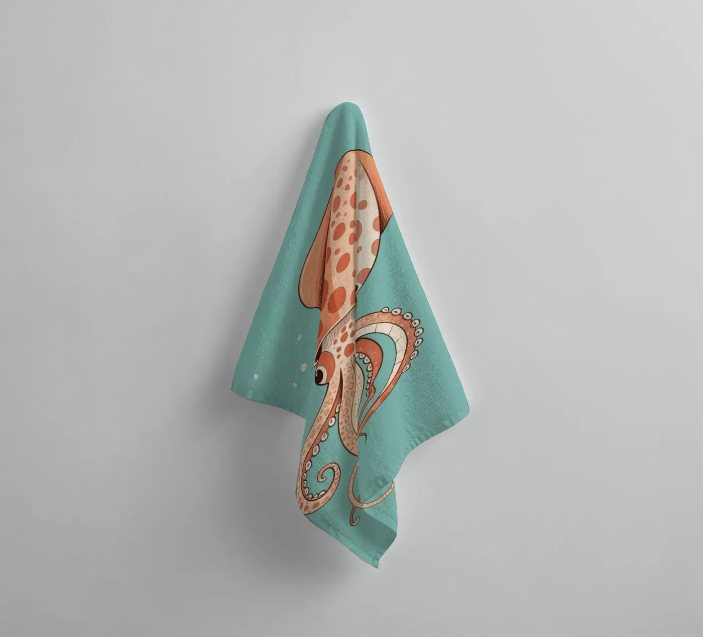 Cuttlefish towel by knowledge