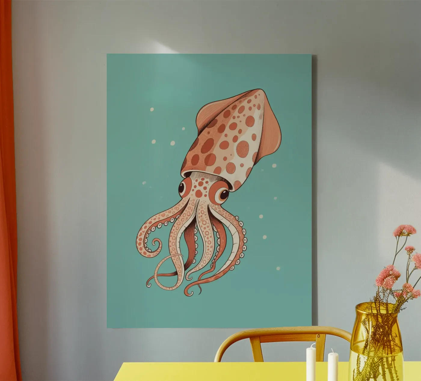 Cuttlefish canvas by knowledge