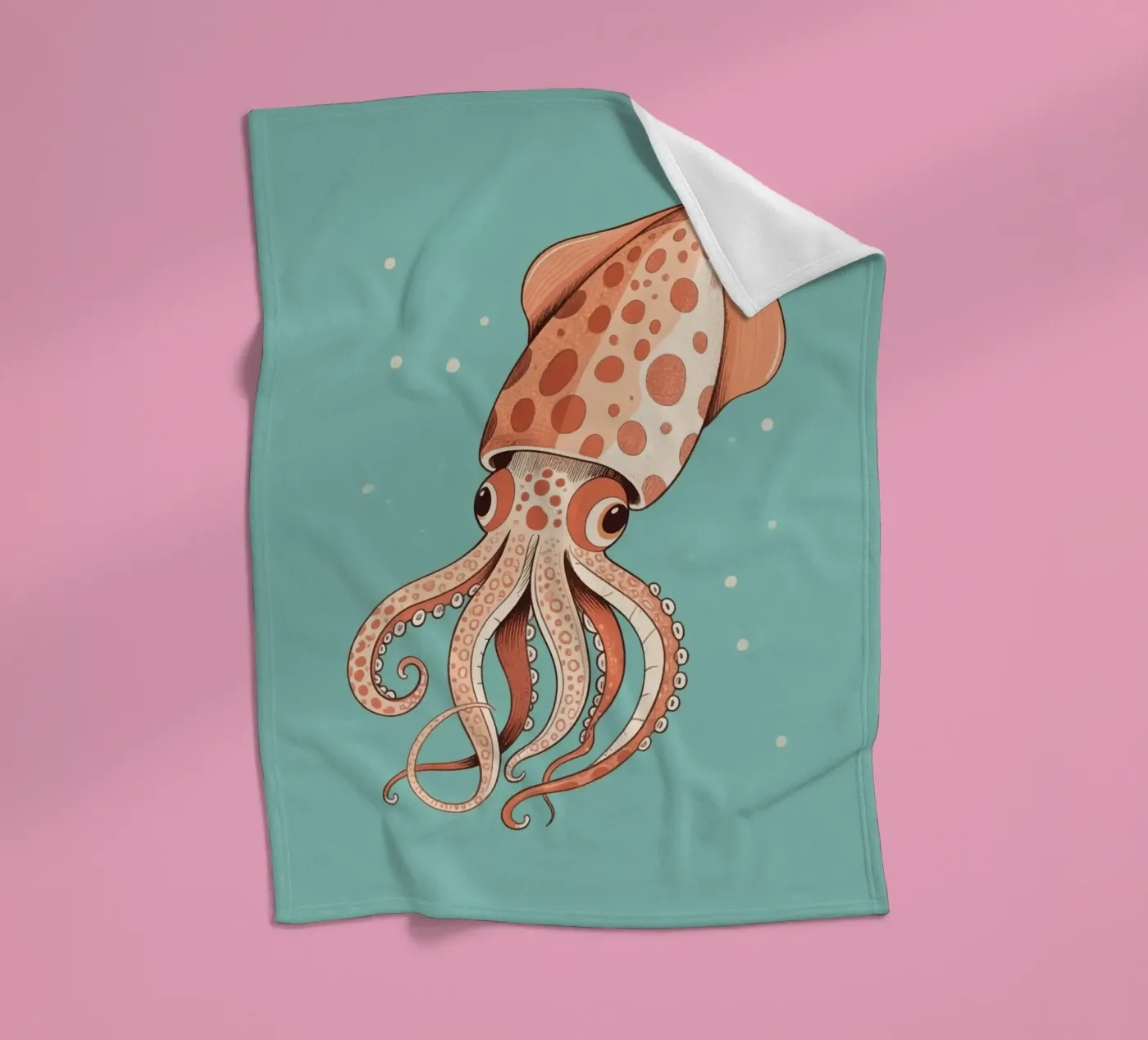 Cuttlefish fleece blanket by knowledge
