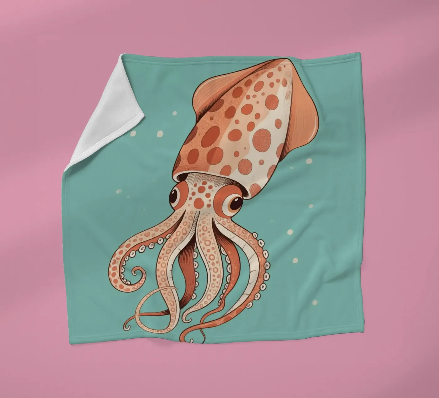 Cuttlefish fleece blanket by knowledge