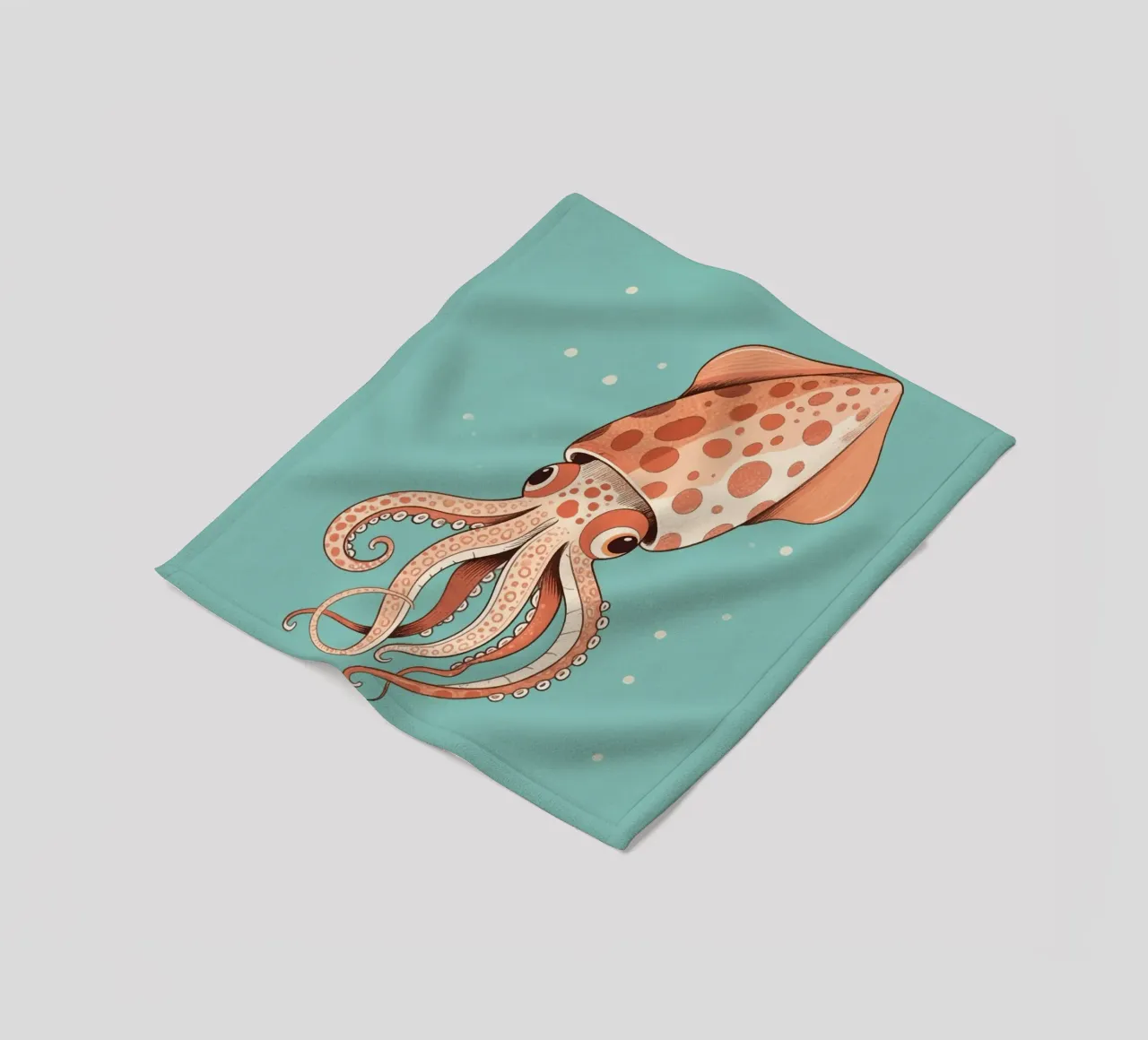 Inktvissen fleecedeken van knowledge