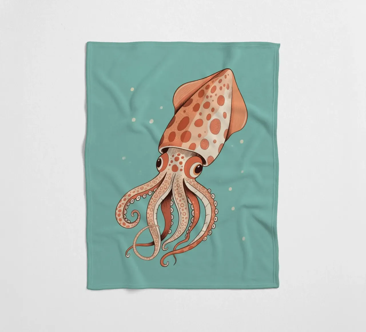 Inktvissen fleecedeken van knowledge