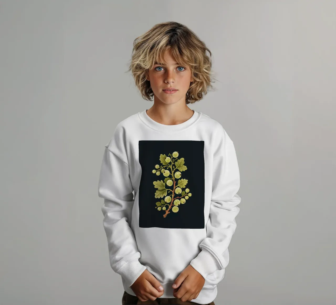 Uva spina felpa bambino da knowledge