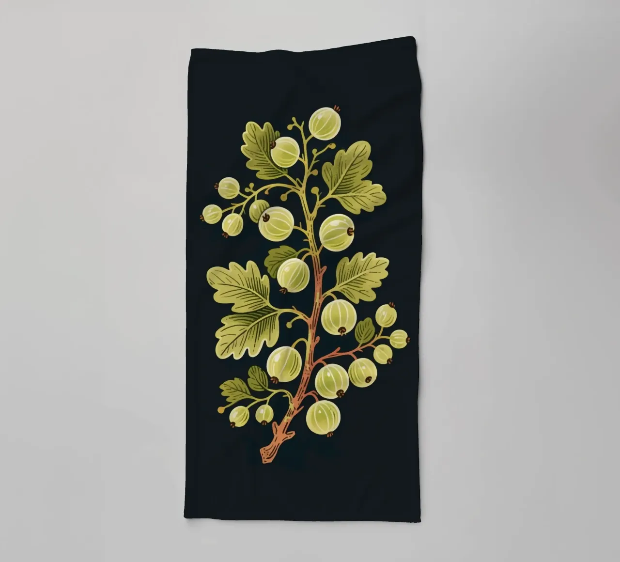 Kruisbessen badhanddoek van knowledge