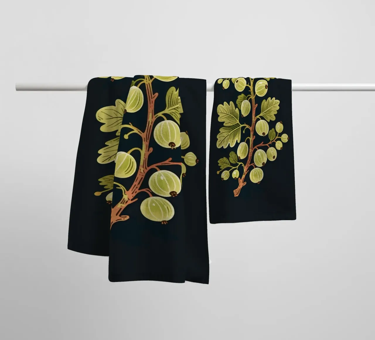 Kruisbessen badhanddoek van knowledge