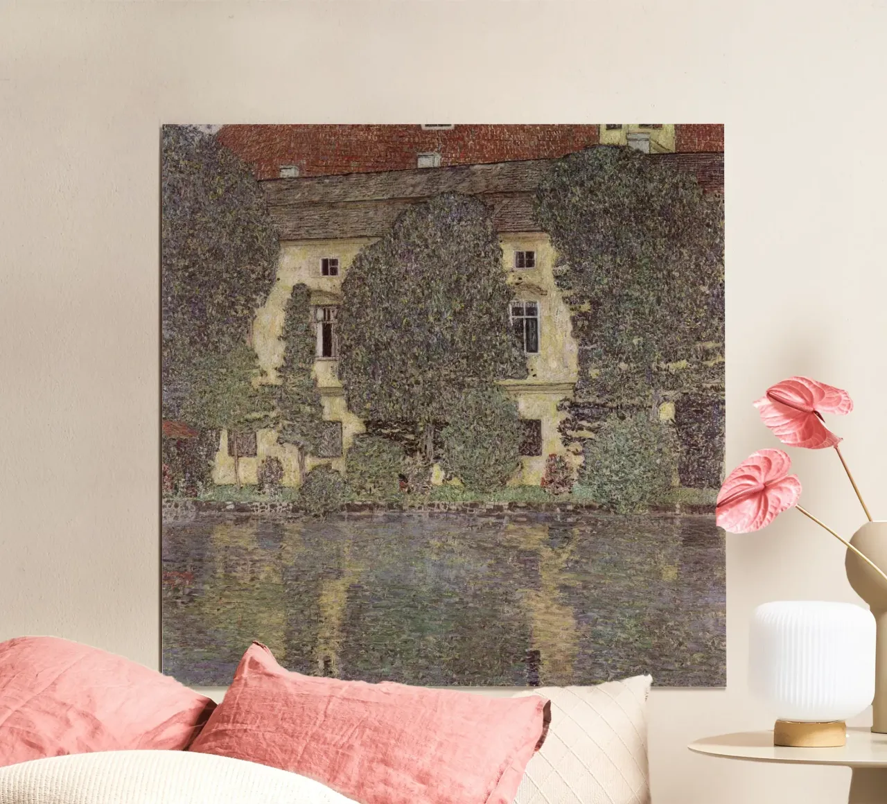 Kammer sul castello di Attersee III, 1909 carta hahnemühle da Roy Terrell