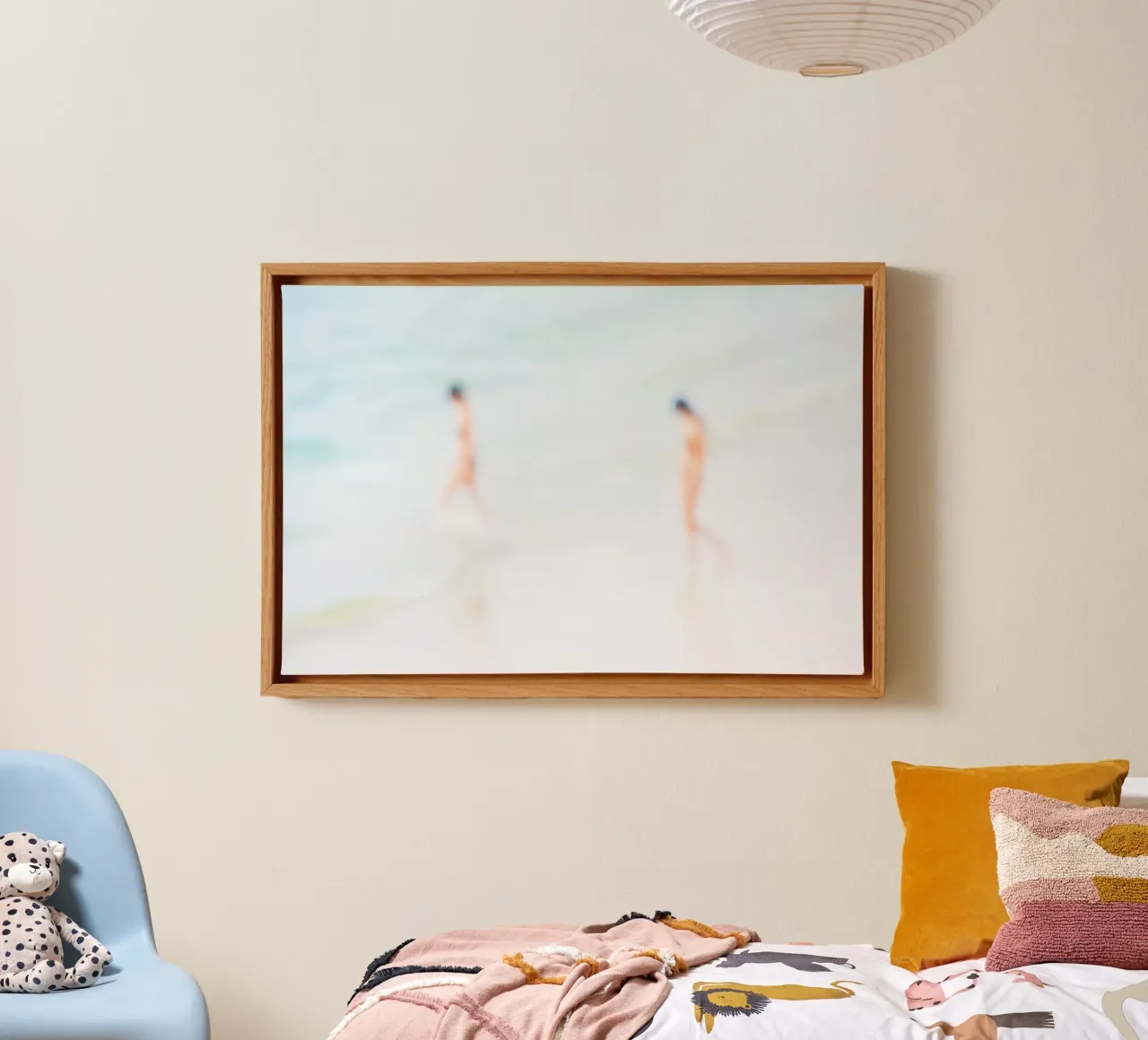 Seaside #36 canvas with Floater frame by Tal Paz-Fridman