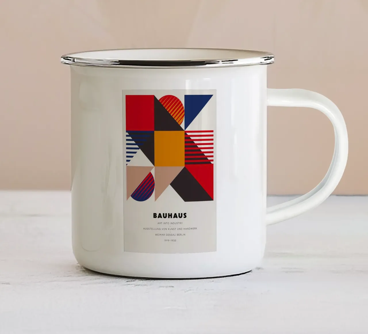 Bauhaus 1919 tazza in smalto da Narciso