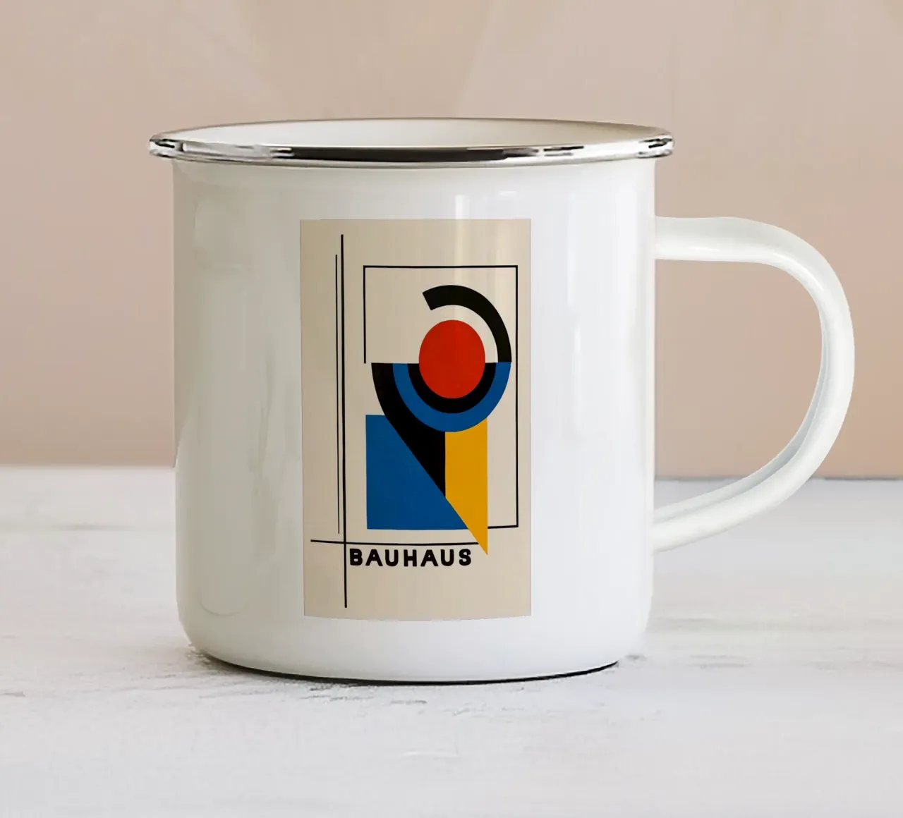 Bauhaus 1919 tazza in smalto da Narciso
