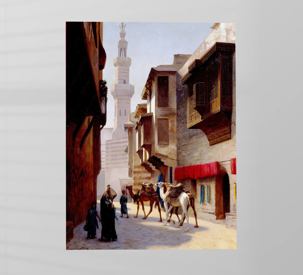 Una strada del Cairo pellicola backlit da Dorothy