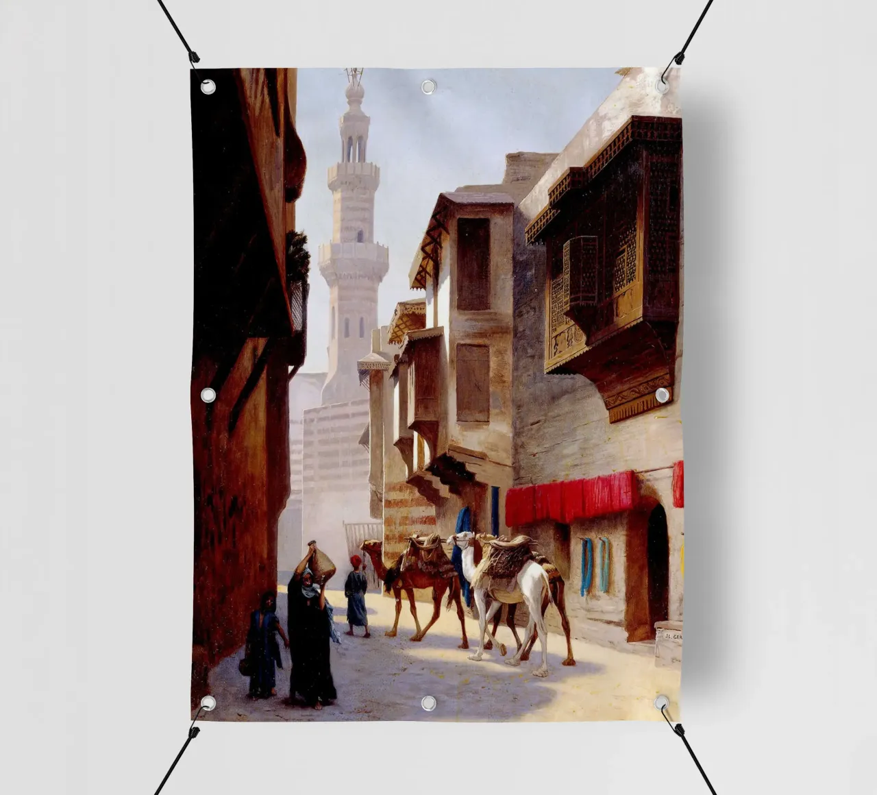 Una strada del Cairo telo in pvc da Dorothy