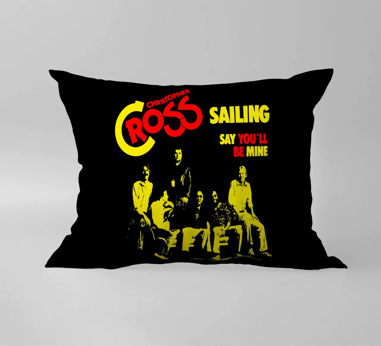 Stile grunge - Christopher Cross cuscino da igoshdesigns
