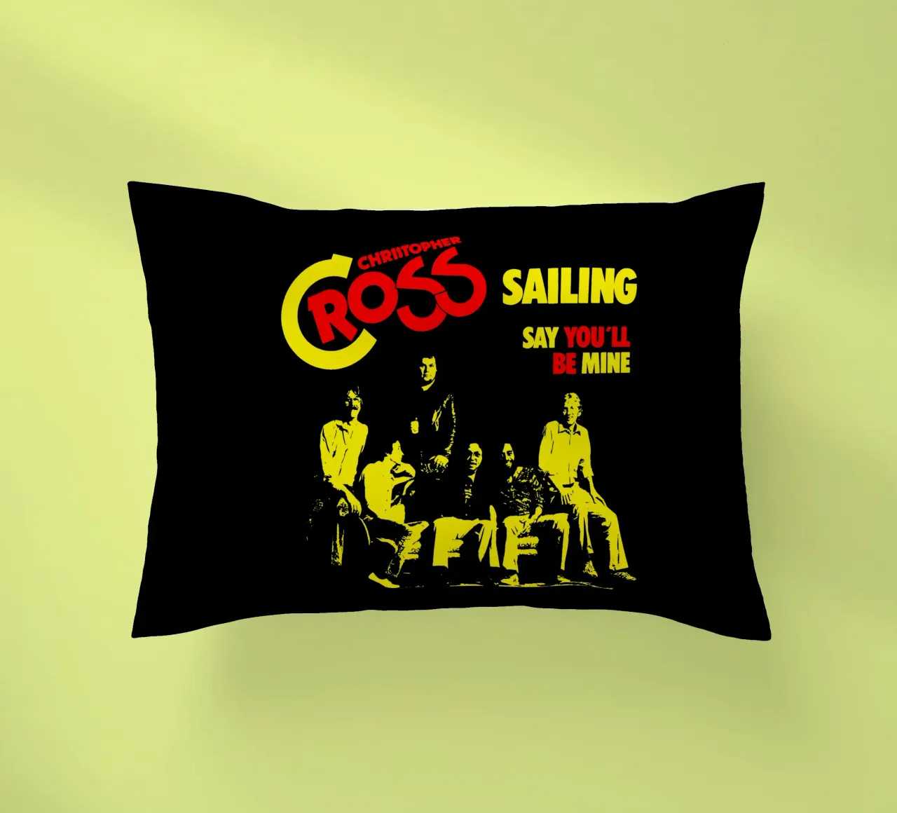 Stile grunge - Christopher Cross cuscino da igoshdesigns