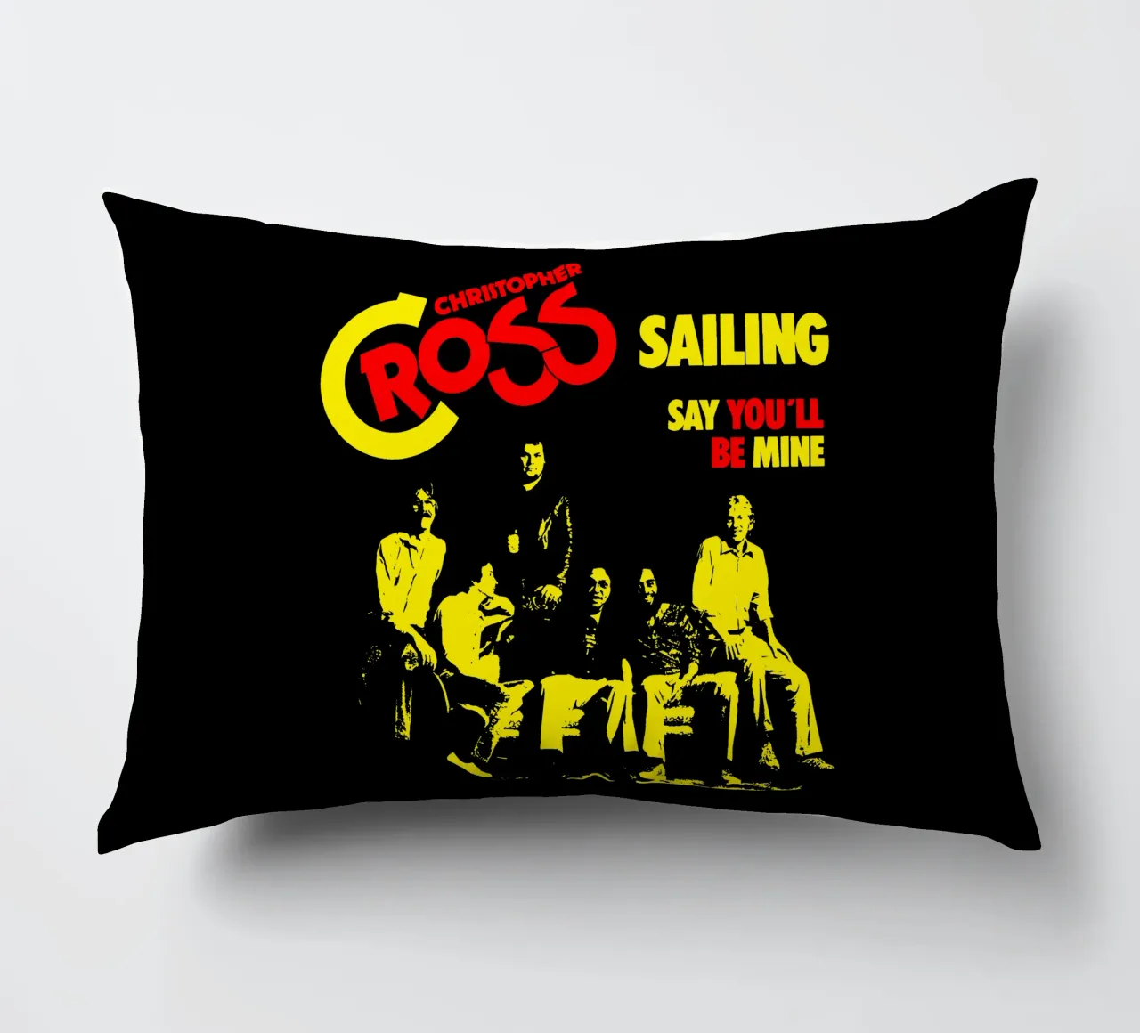 Stile grunge - Christopher Cross cuscino da igoshdesigns