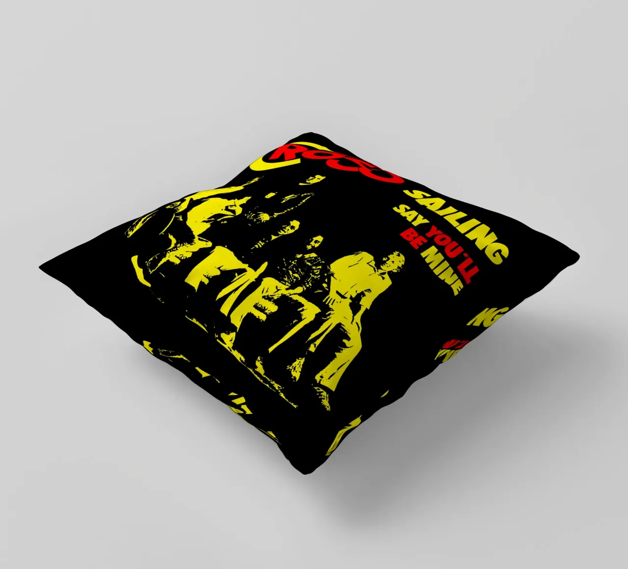 Stile grunge - Christopher Cross cuscino da igoshdesigns