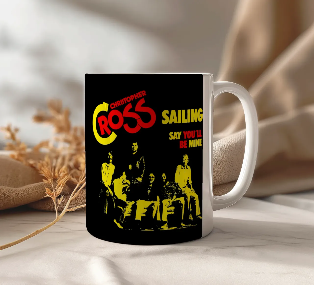 Stile grunge - Christopher Cross tazza in ceramica da igoshdesigns