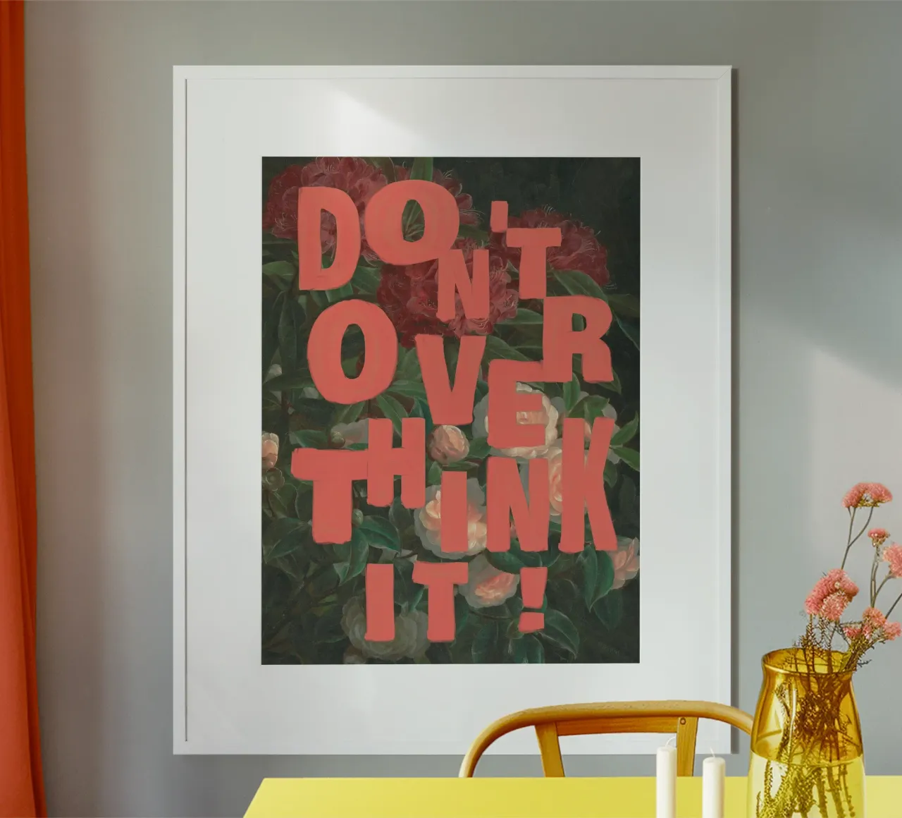 Don't Overthink It carta hahnemühle da Jonas Loose