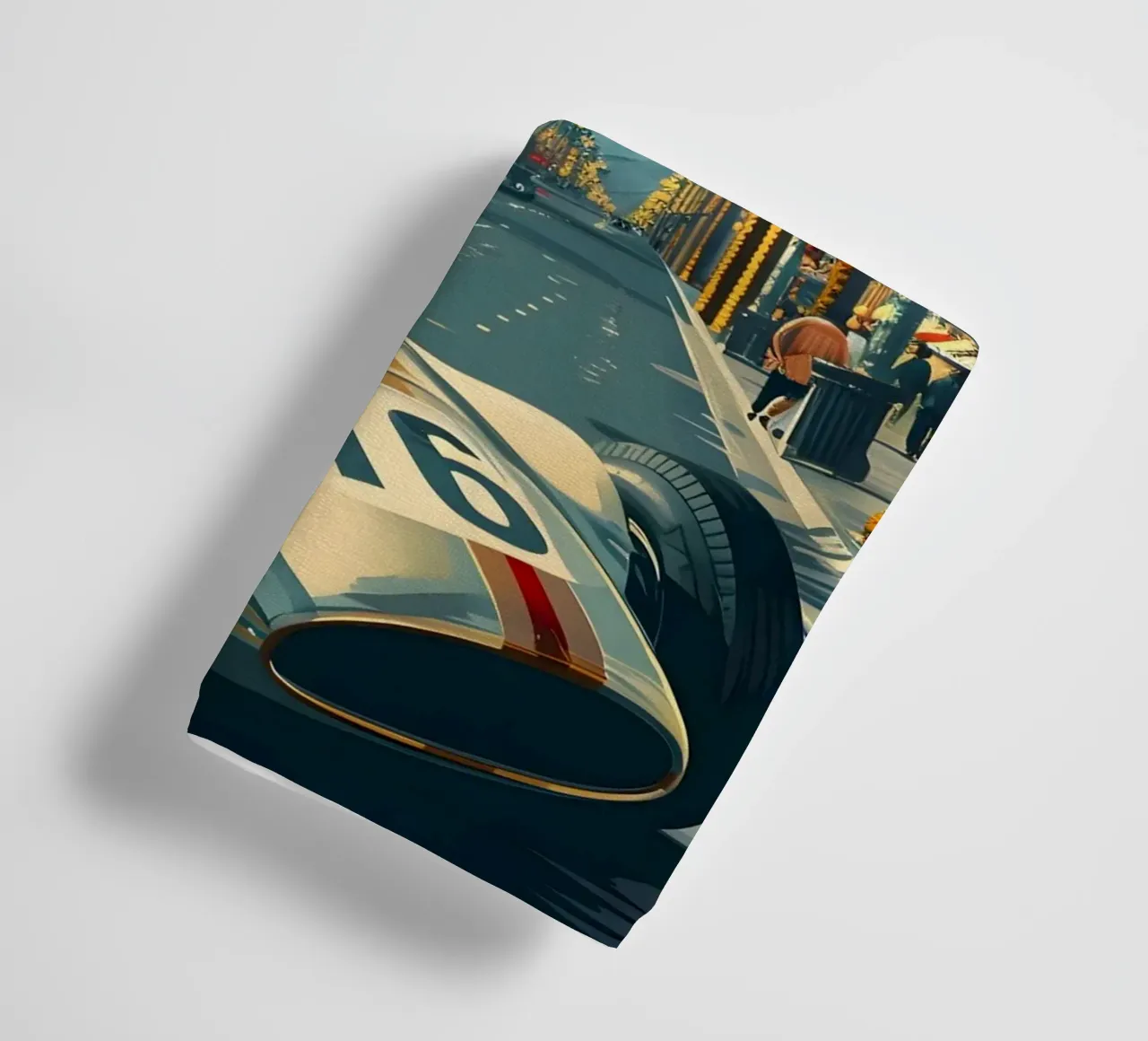 Auto da corsa d'epoca di Las Vegas asciugamano da bagno da Vintage Travel Art