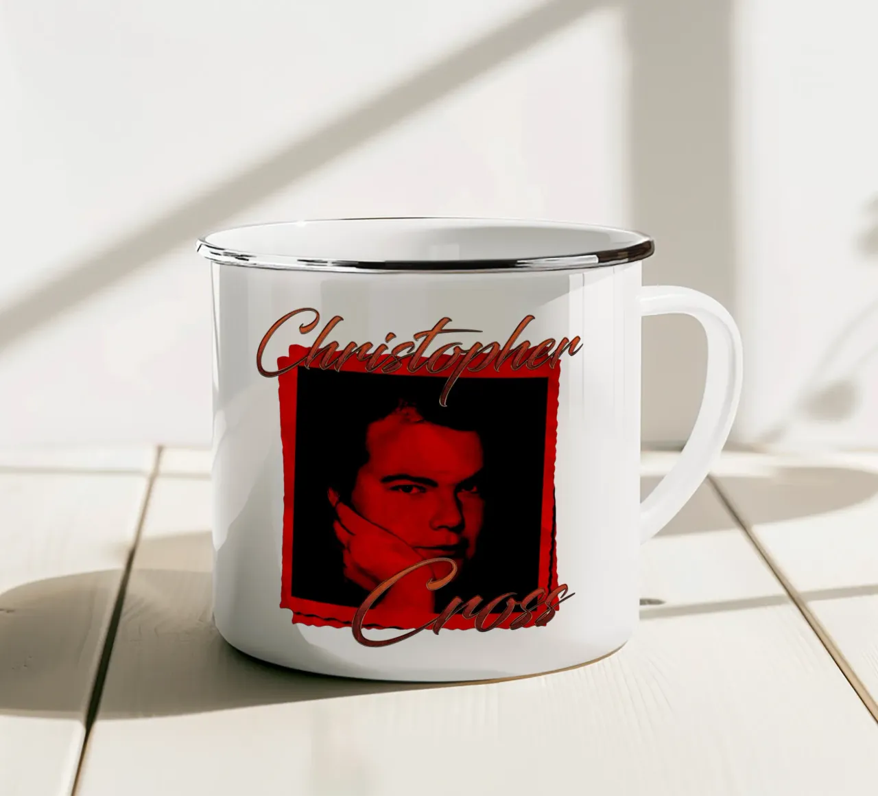 Christopher Cross Album - Rock Band tazza in smalto da igoshdesigns