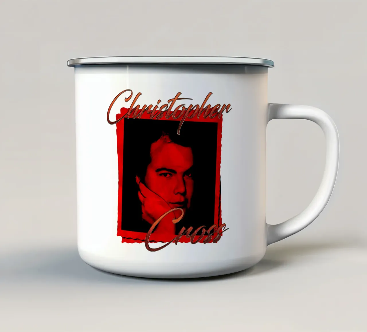 Christopher Cross Album - Rock Band tazza in smalto da igoshdesigns