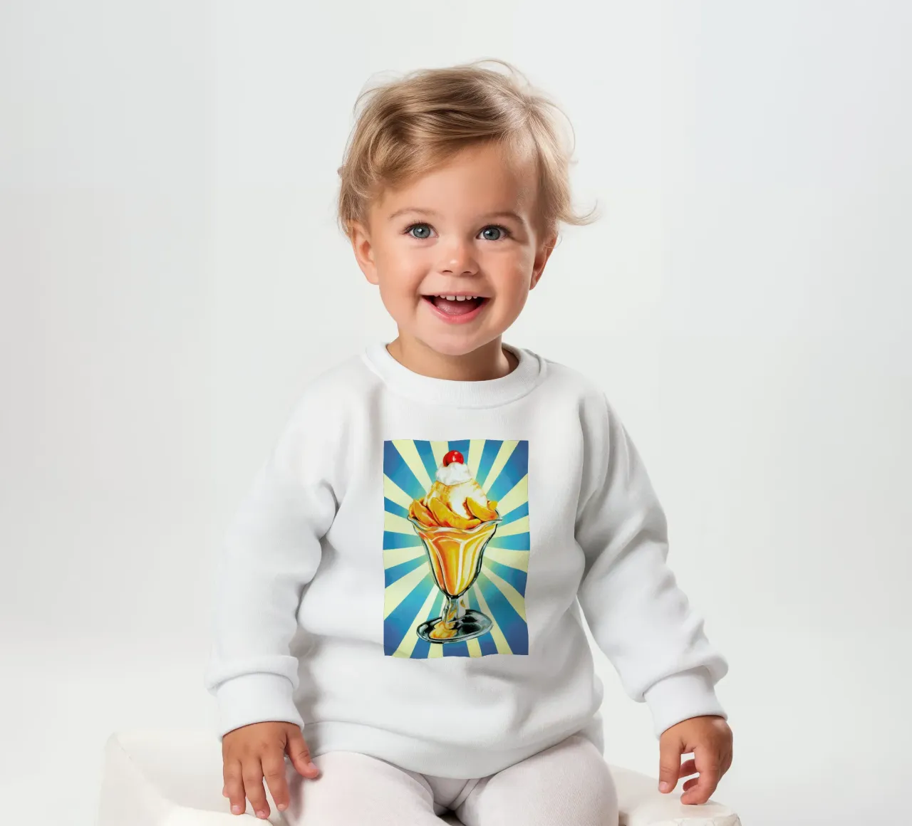 Peach Sundae felpa neonato da Kelly Gilleran