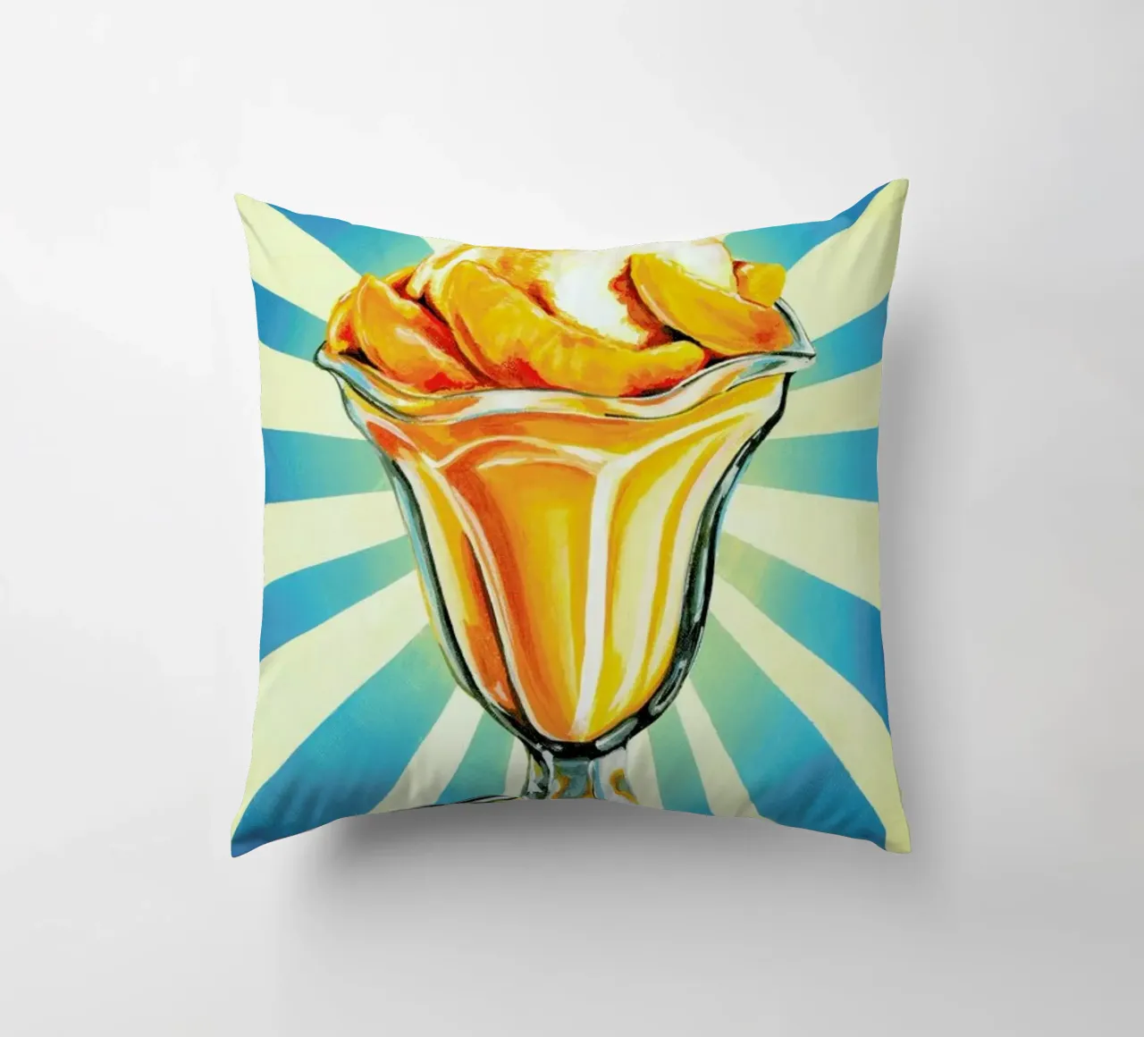 Peach Sundae cuscino da Kelly Gilleran