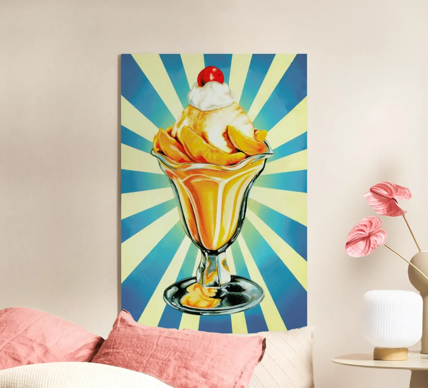 Peach Sundae plexiglass da Kelly Gilleran