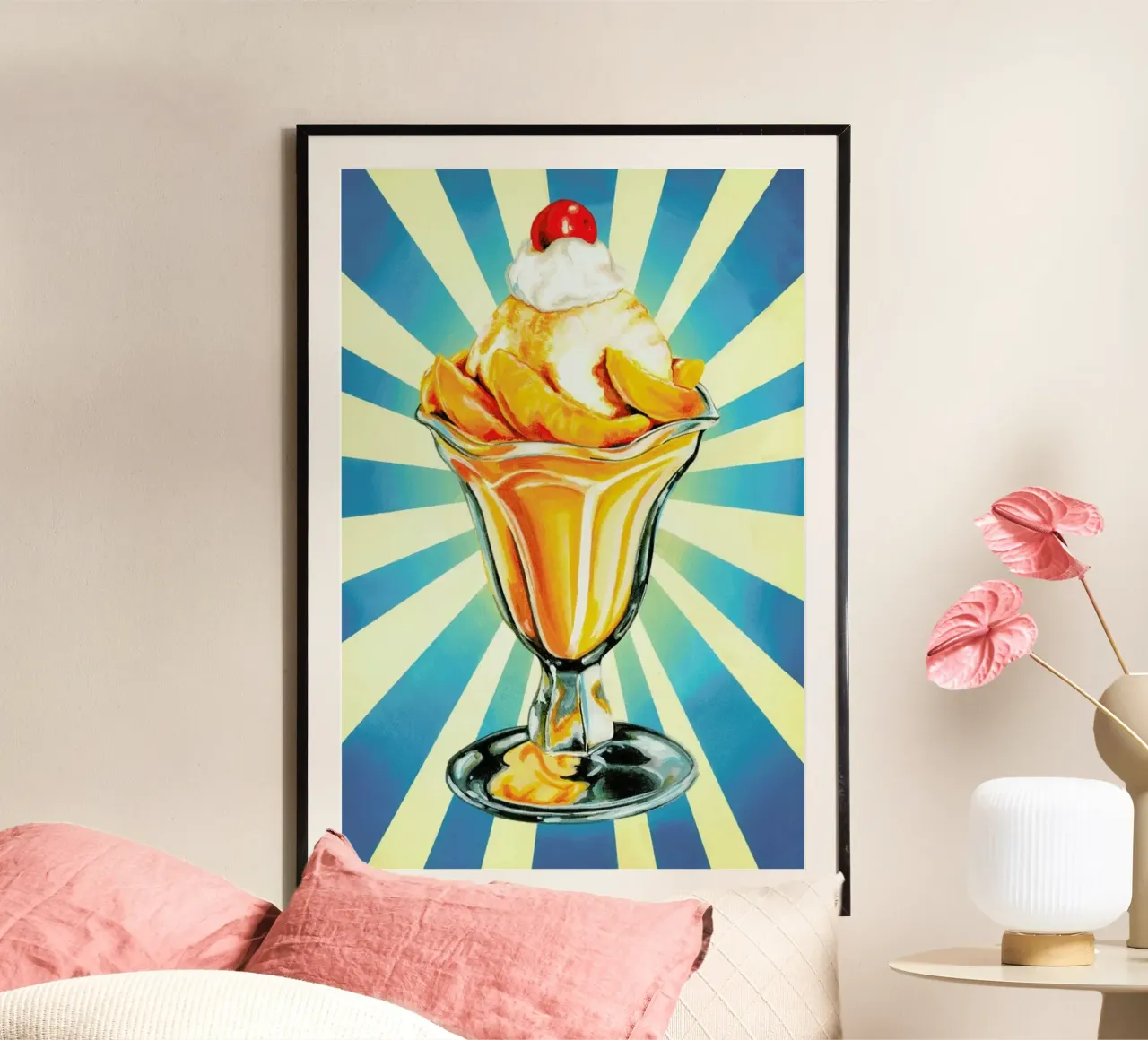 Peach Sundae carta hahnemühle da Kelly Gilleran