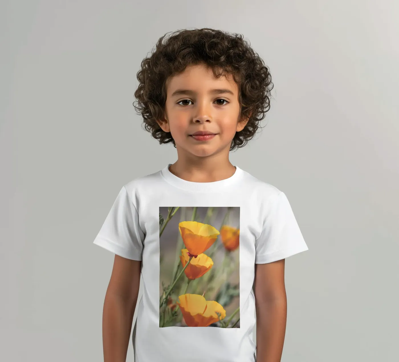 Yellow Flora t-shirt bambini da Dave Hare Photography