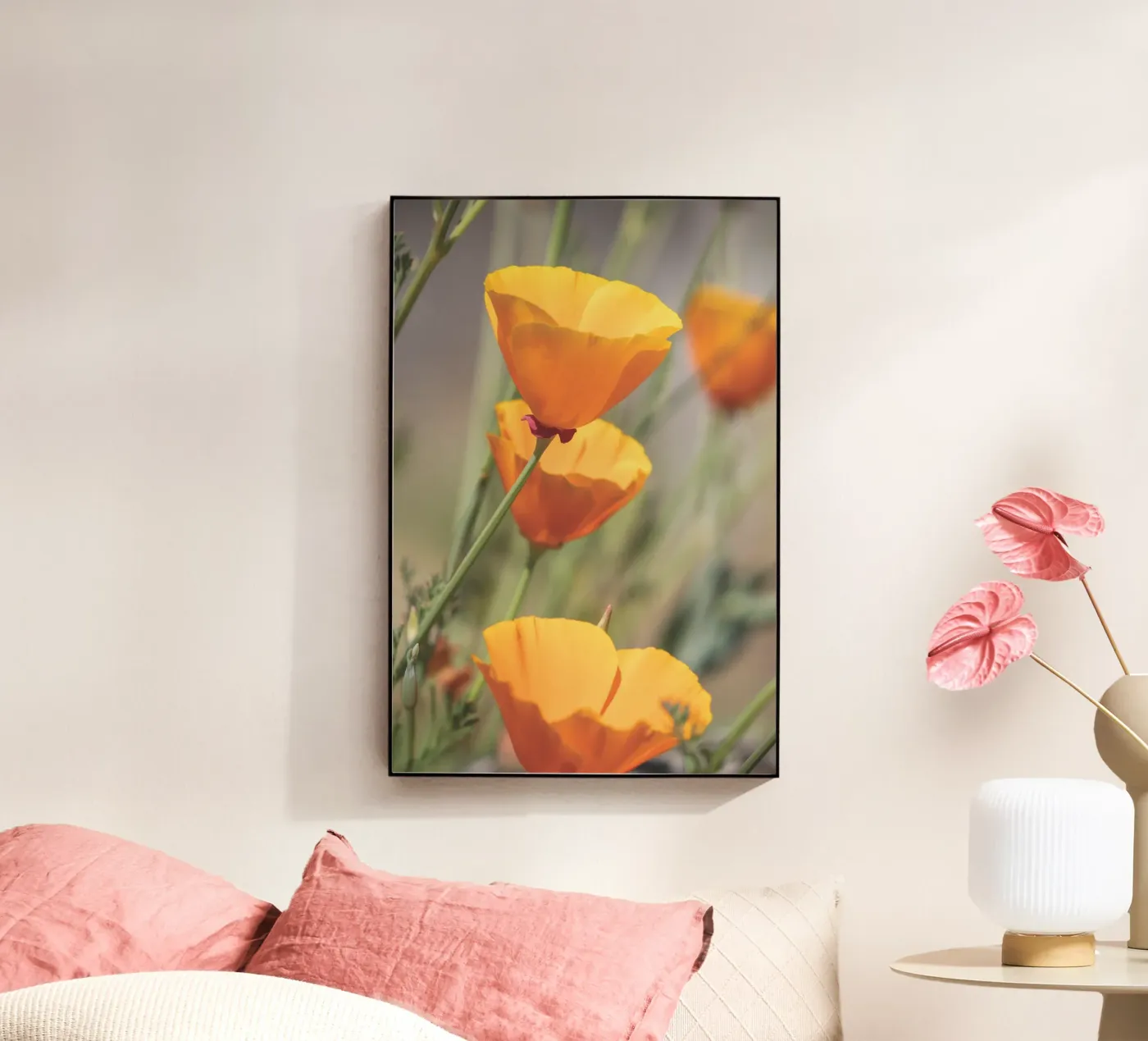 Yellow Flora Acryl-Glas von Dave Hare Photography