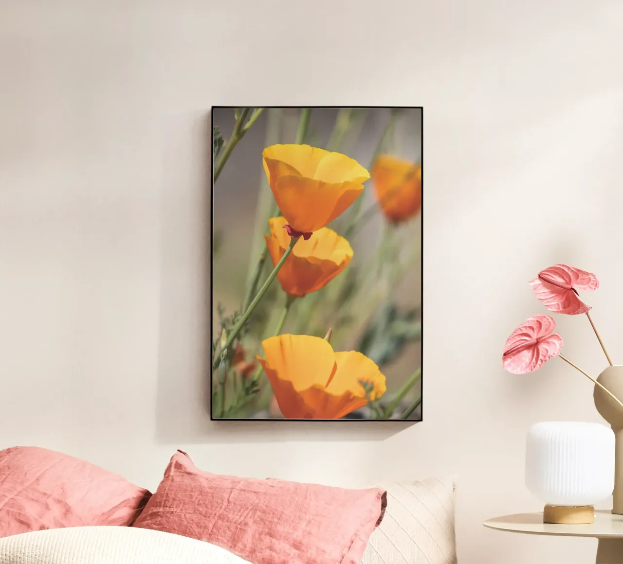 Yellow Flora plexiglass da Dave Hare Photography