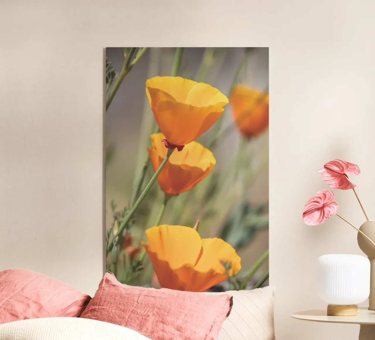 Yellow Flora plexiglass da Dave Hare Photography