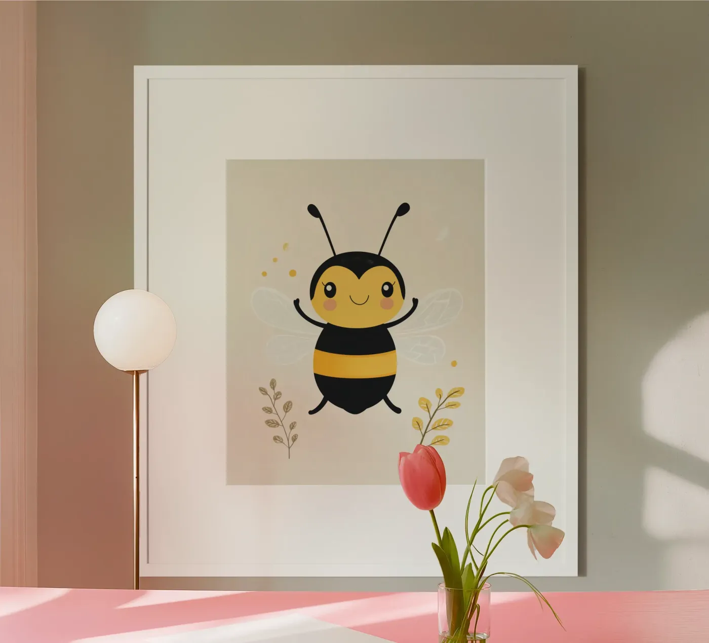 Grillige bij poster van Happy Littles