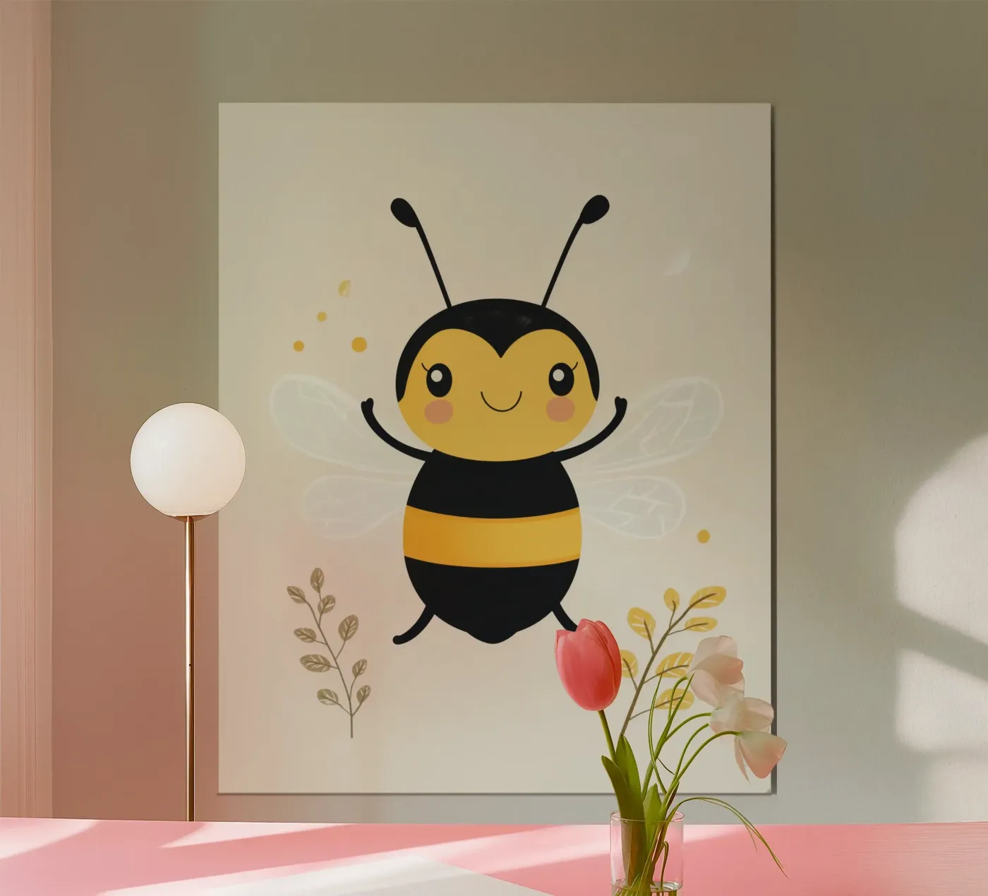 Grillige bij poster van Happy Littles