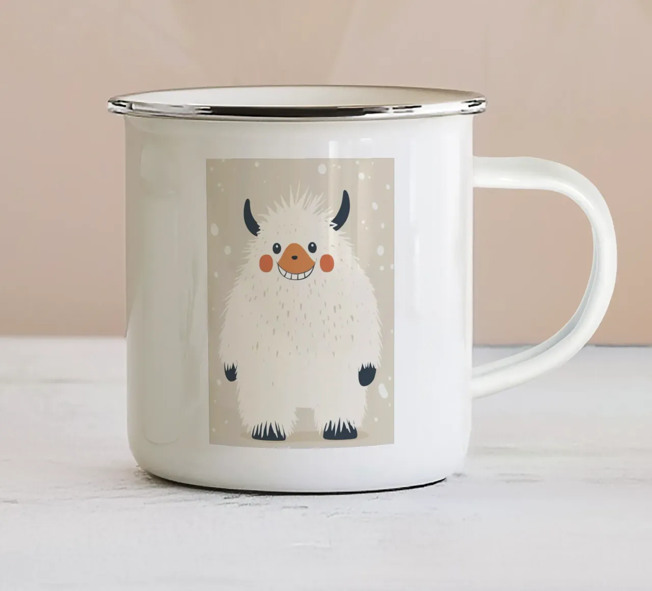Bigfoot stravagante tazza in smalto da Happy Littles