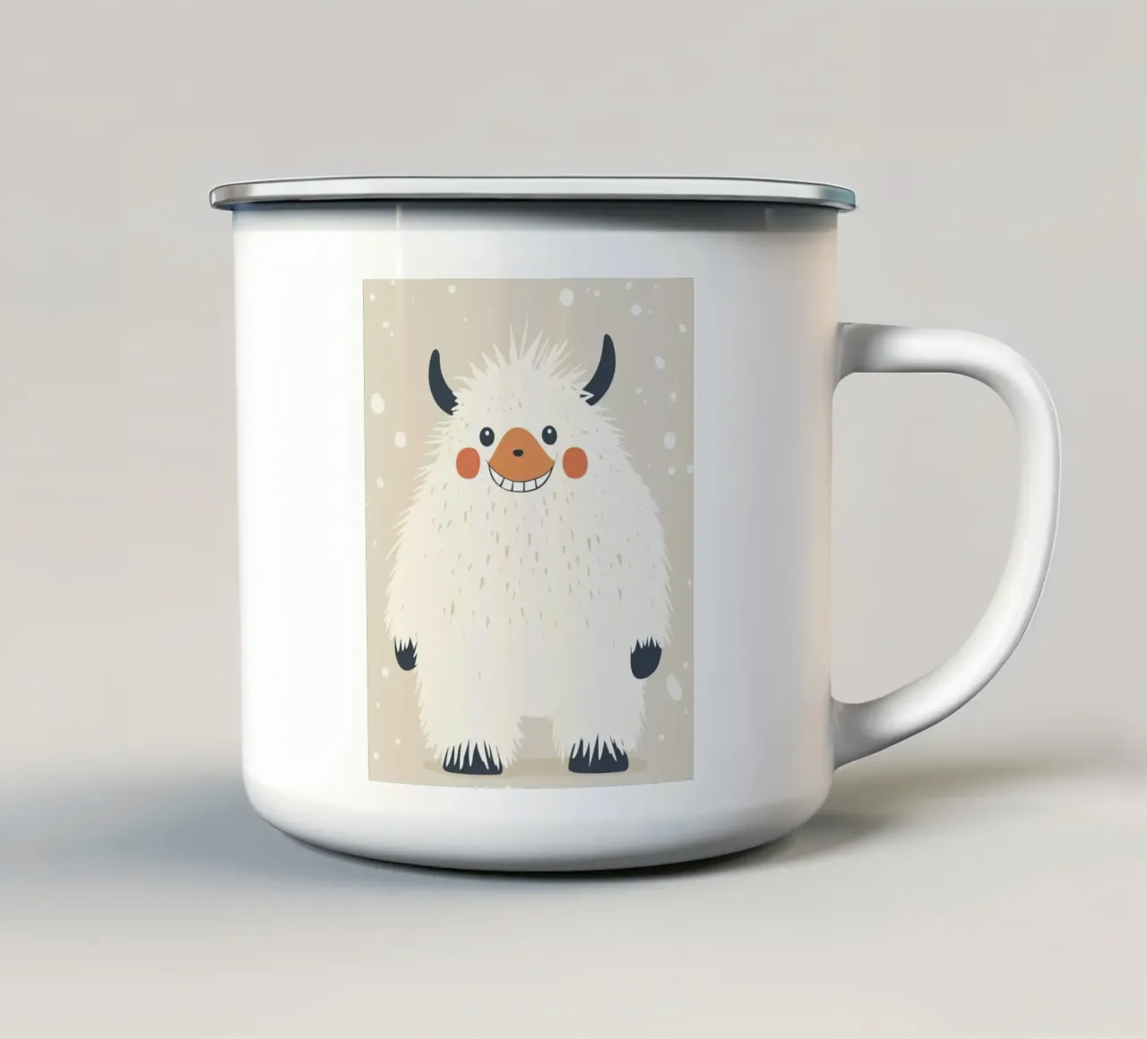 Bigfoot stravagante tazza in smalto da Happy Littles