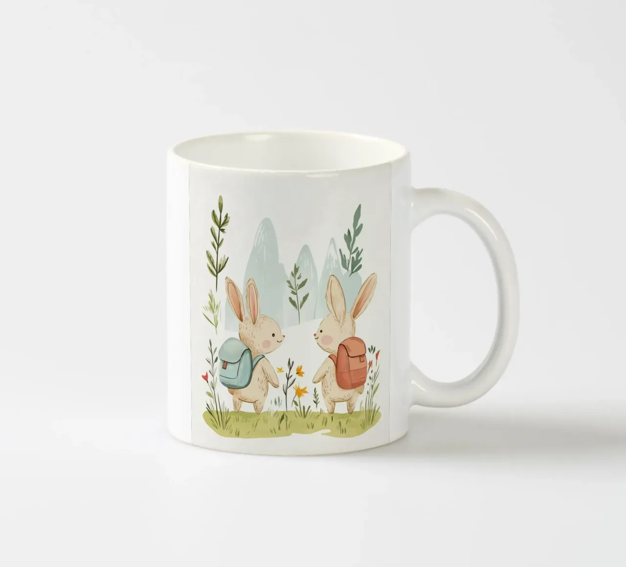 Coniglietti stravaganti tazza in ceramica da Happy Littles