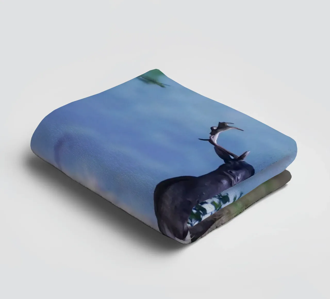 Daim dans ma forêt préférée serviette de bain de Tom's Wildlife