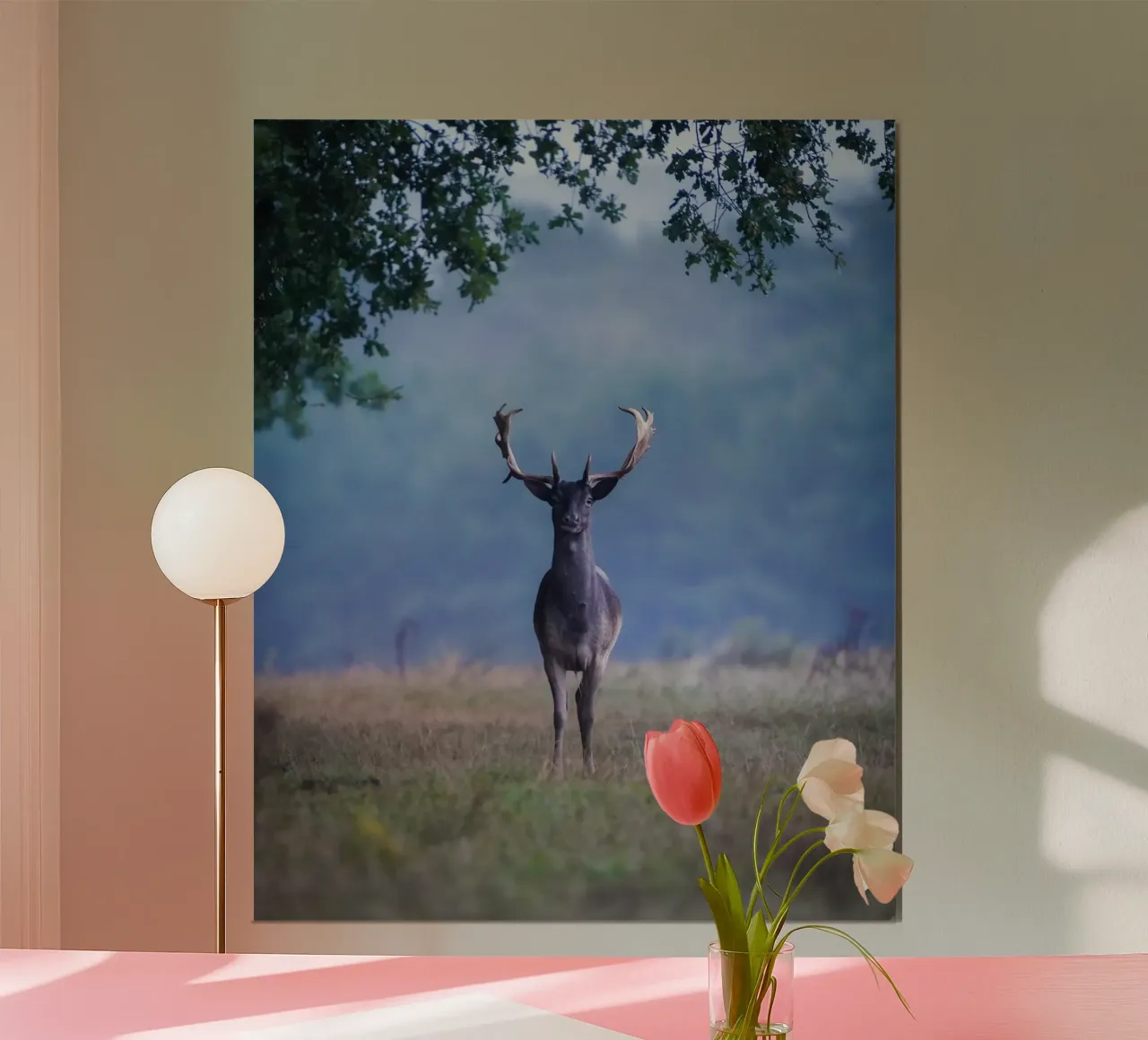 Daim dans ma forêt préférée hahnemühle de Tom's Wildlife