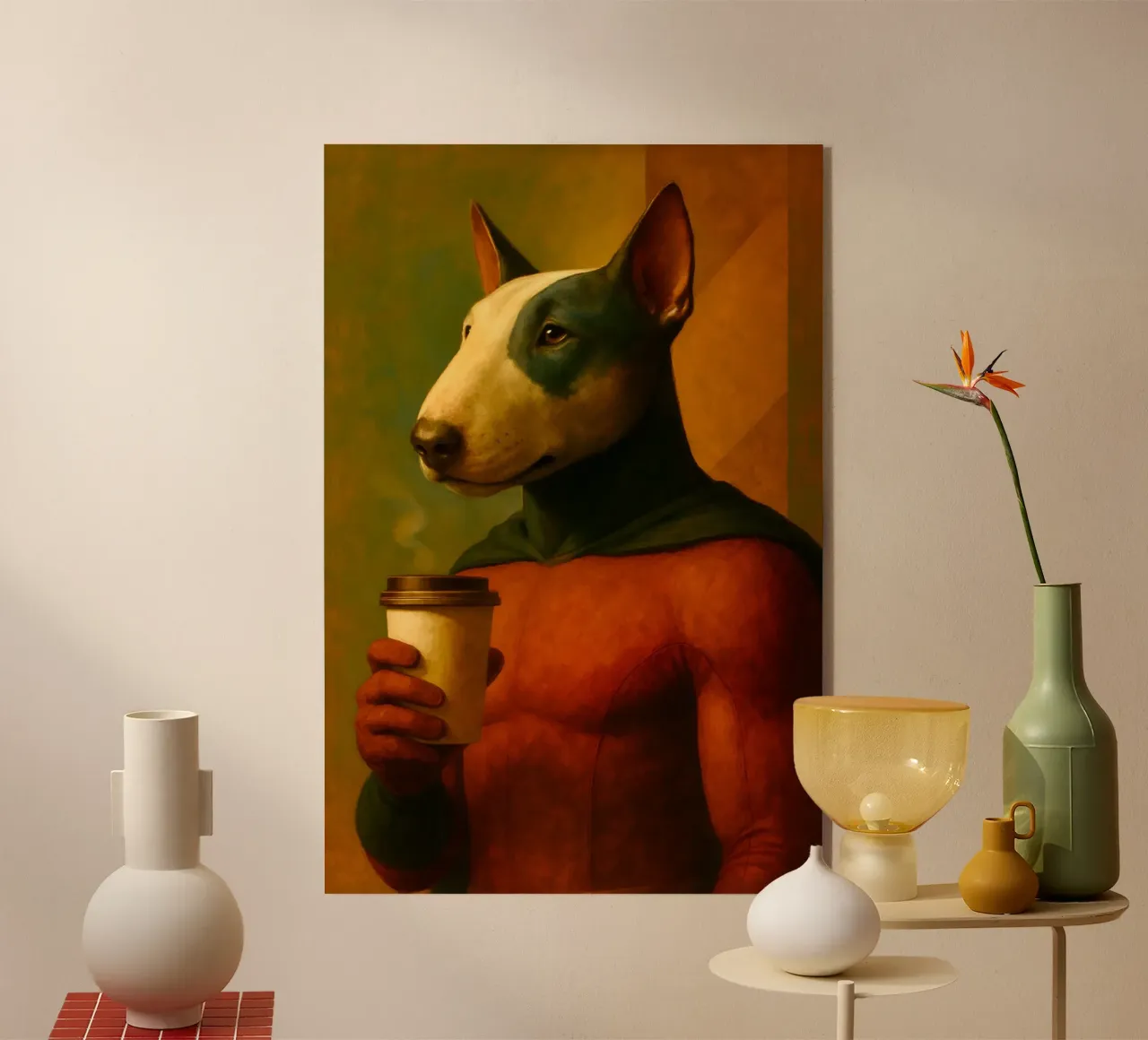 Coffee Break Hero plexiglass da Elegant Absurdism