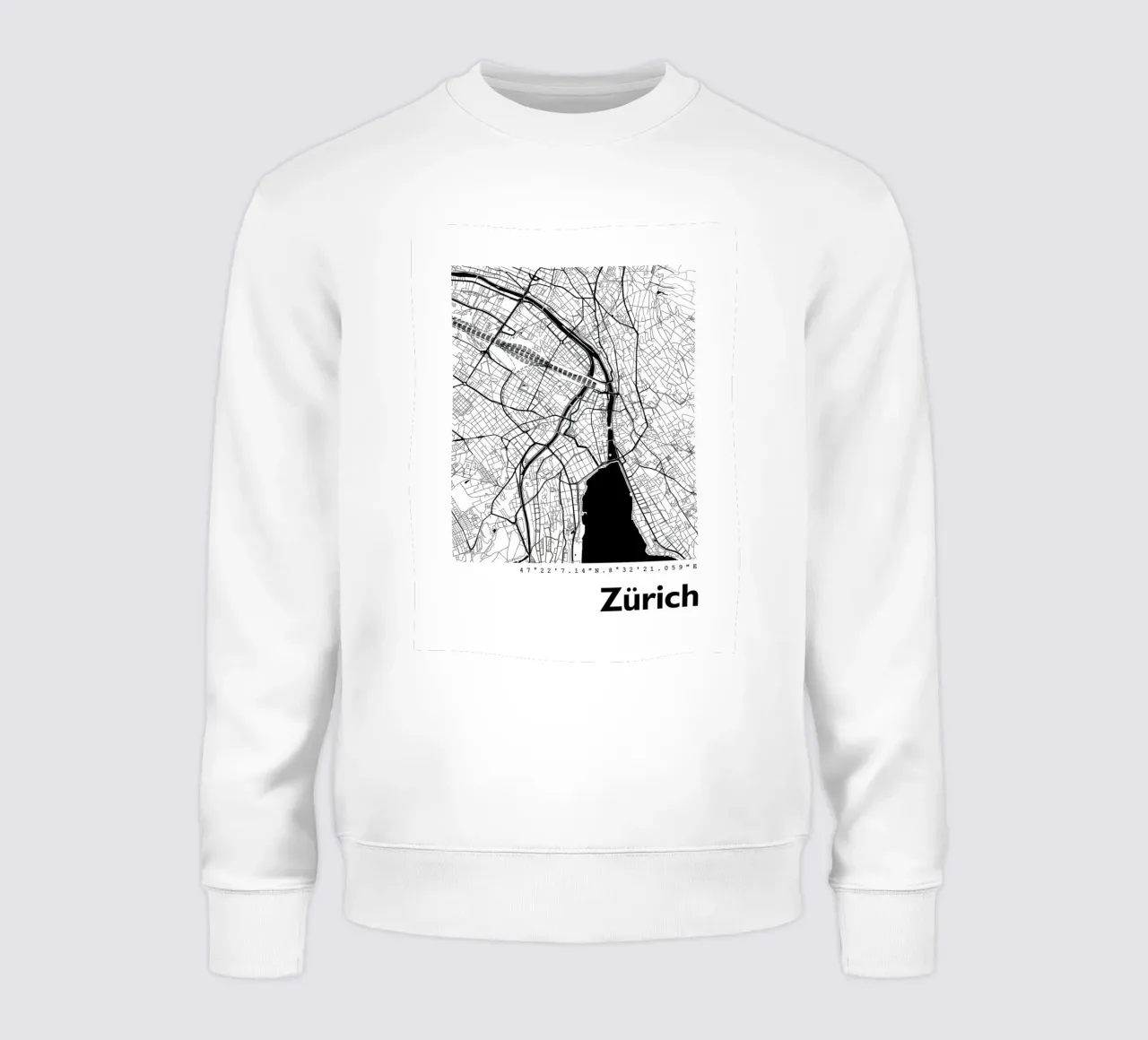 Plano de Zúrich sudadera de janna shop