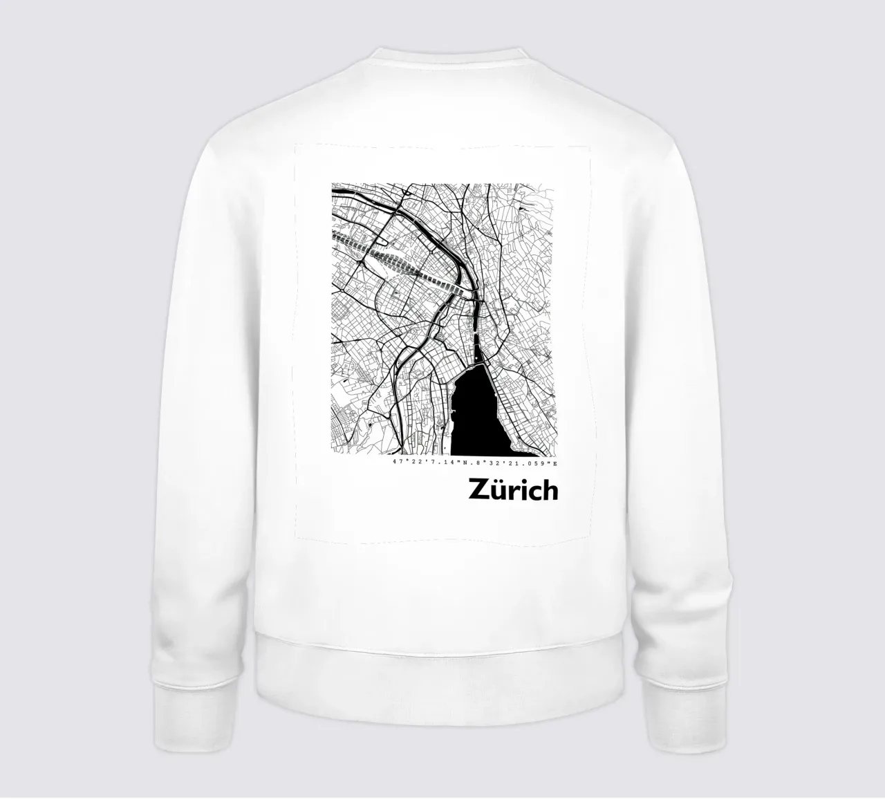 Plano de Zúrich sudadera de janna shop