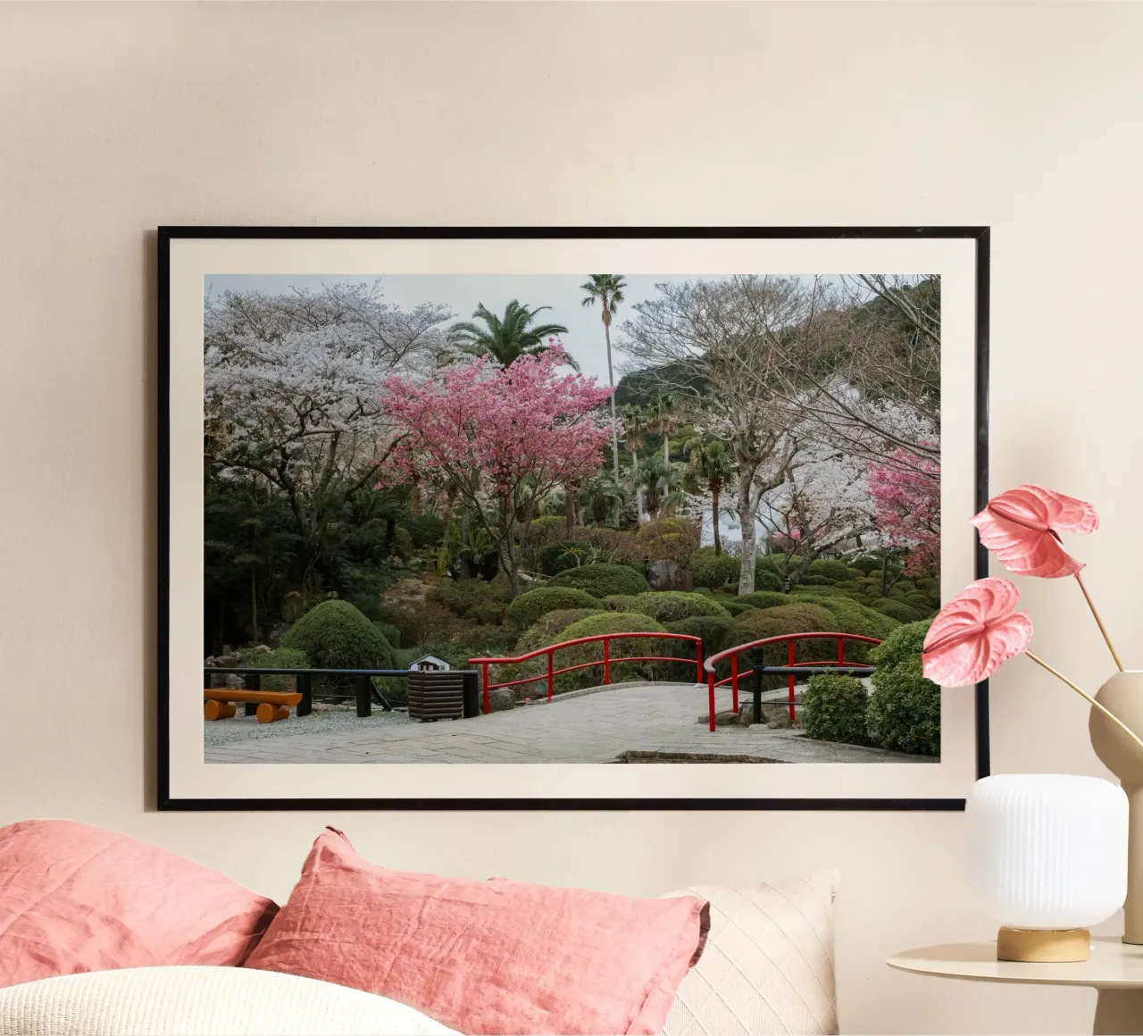 Fiori di ciliegio a Beppu, Giappone carta hahnemühle da Marcel Bisig