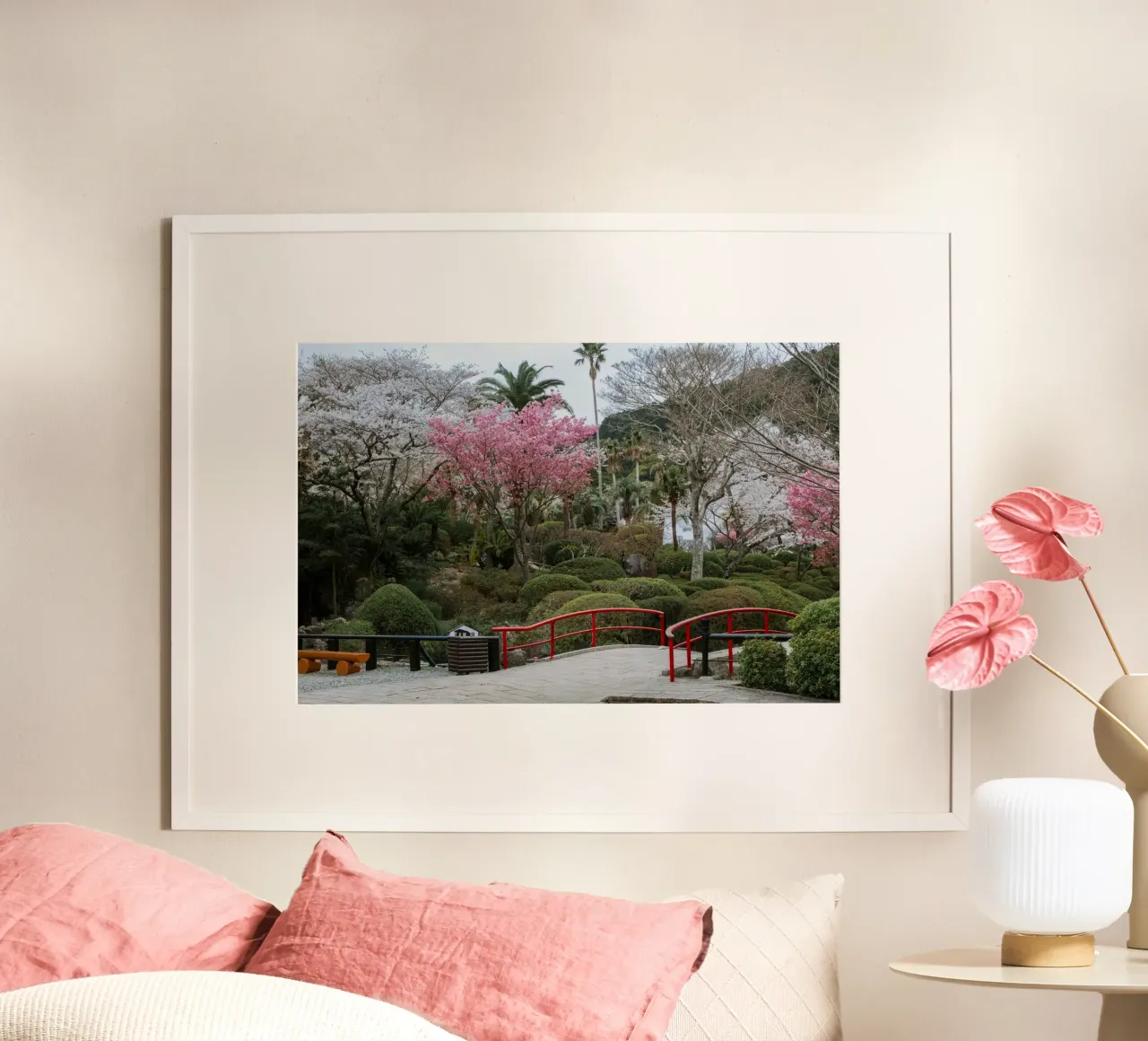 Fiori di ciliegio a Beppu, Giappone carta hahnemühle da Marcel Bisig