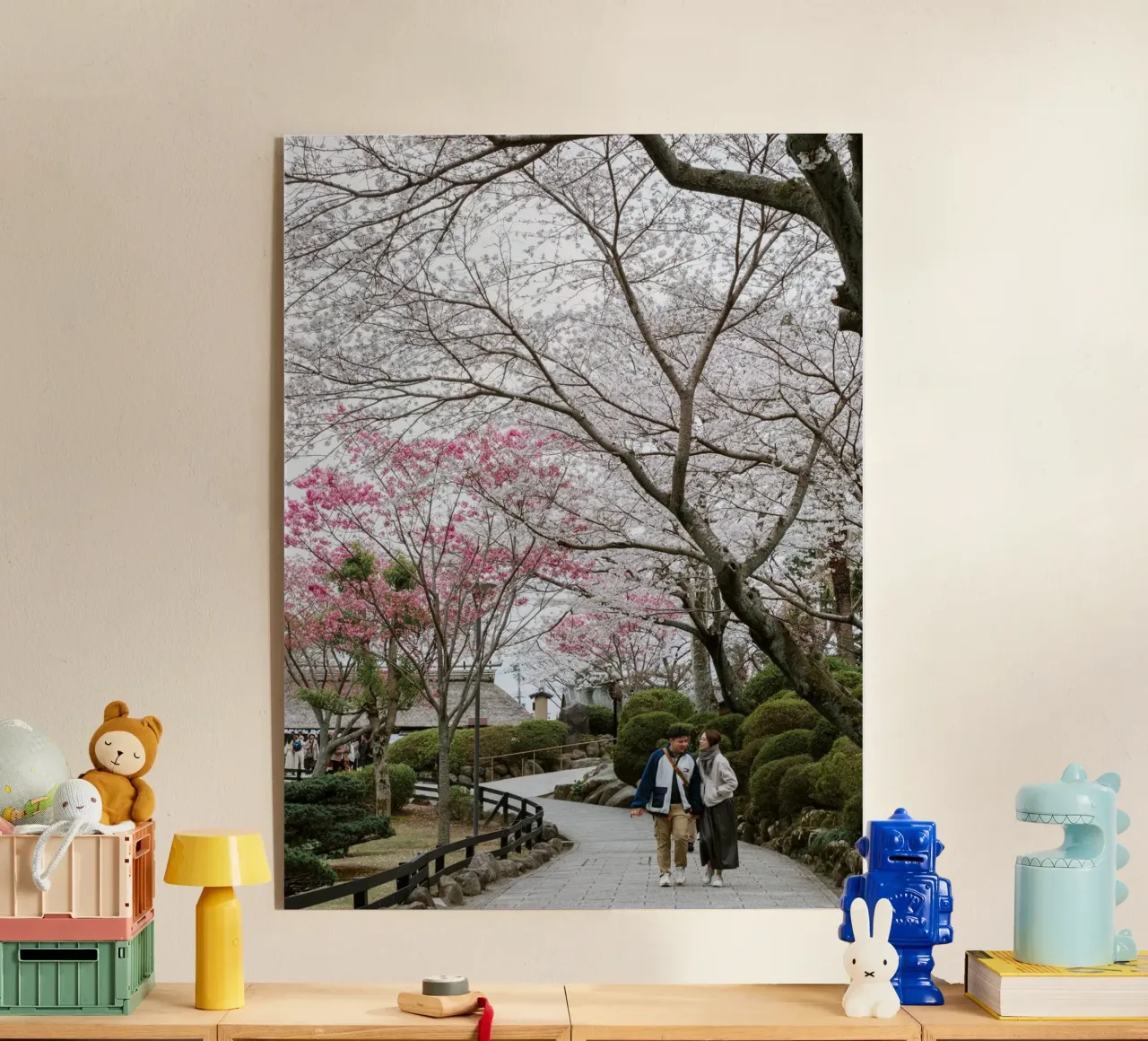 Fiori di ciliegio a Beppu, Giappone plexiglass da Marcel Bisig