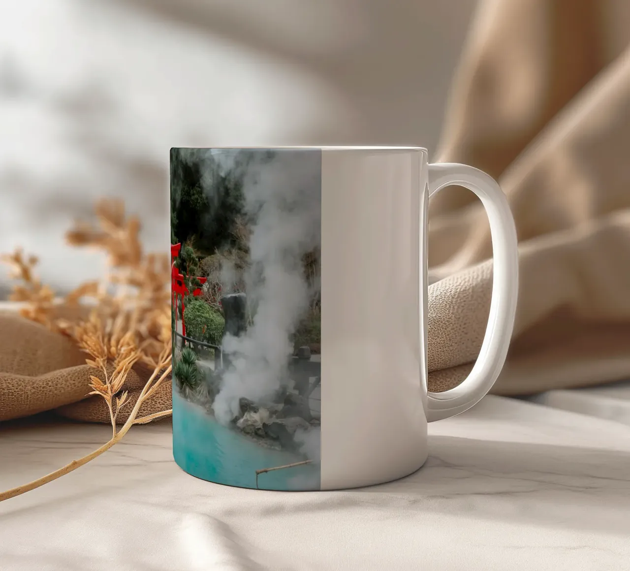 Inferno di Beppu, Giappone tazza in ceramica da Marcel Bisig