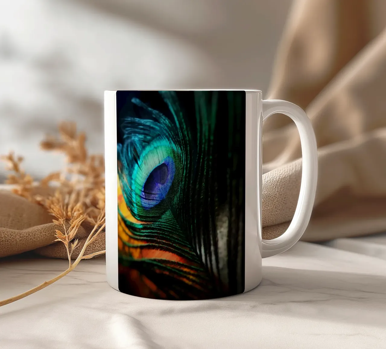 green gradient leaf tazza in ceramica da Grant