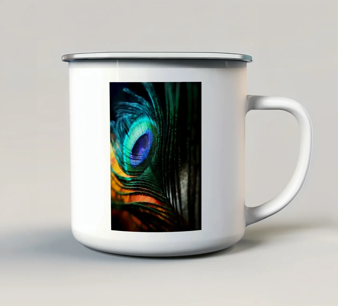 green gradient leaf tazza in smalto da Grant