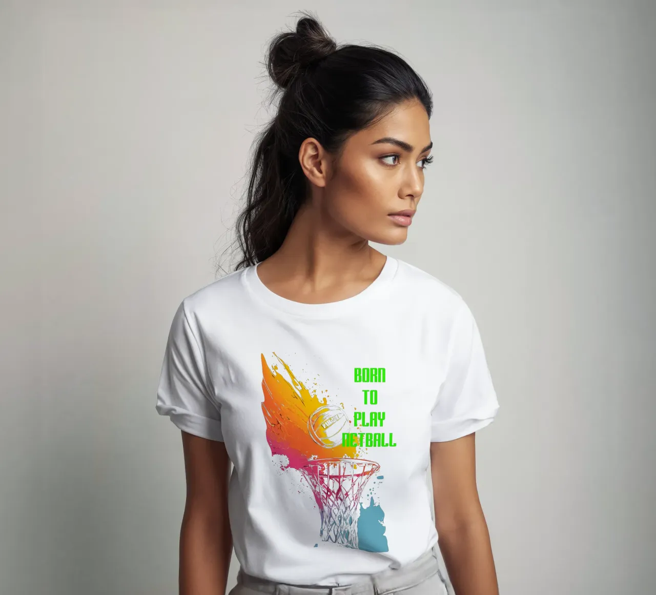 Nato per giocare a Netball t-shirt da Kt10Designs