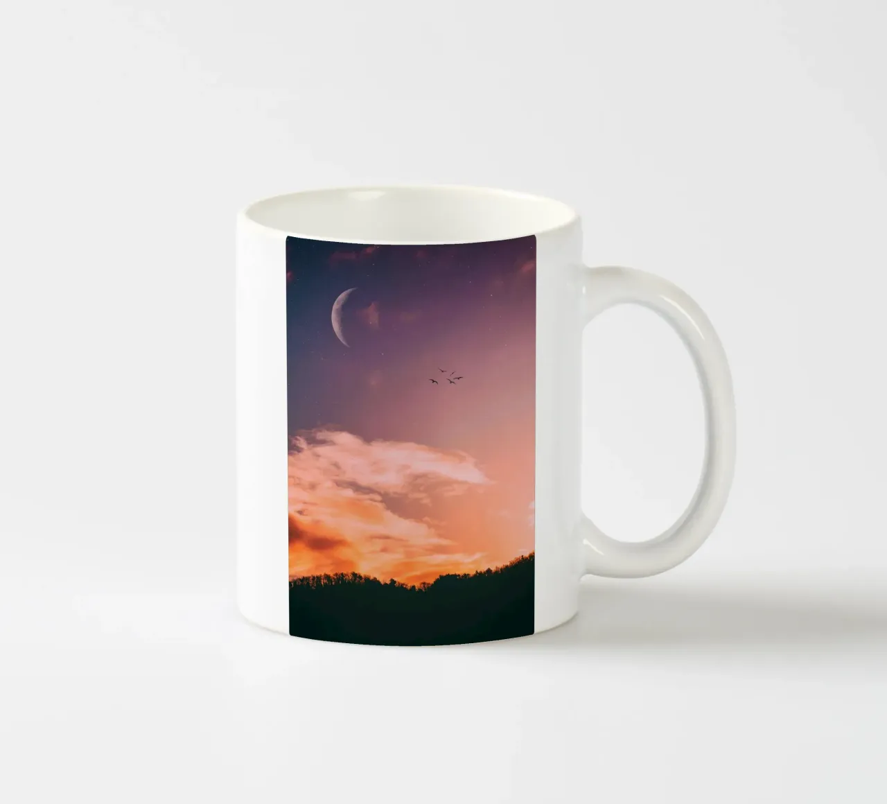 bird fly on space tazza in ceramica da Grant